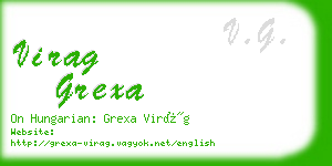 virag grexa business card